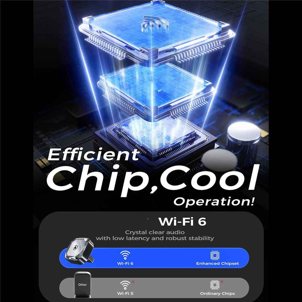 2 in 1 Wireless CarPlay and Android Auto Adapter Wired to Wireless Converter Built-in Wired Car Play / Android Auto