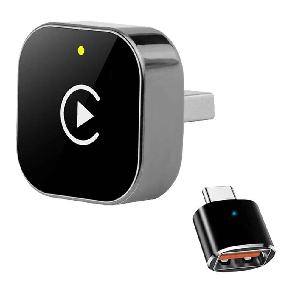 M68 2 in 1 AI Box Wireless Car Adapter for Car Play  /  Android Auto Vehicles Wired to Wireless Converter