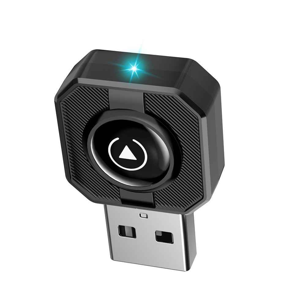 M32 2 in 1 AI Box Wireless Car Adapter for Car Play / Android Auto Vehicles Wired to Wireless Converter - Black