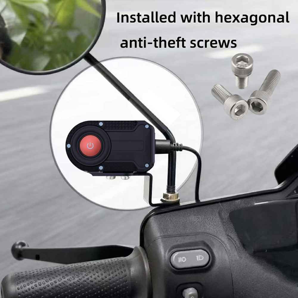 1080P HD Motorcycle Dash Cam IP66 Waterproof 170 Degree Wide Angle WiFi Camera for Riding Recording