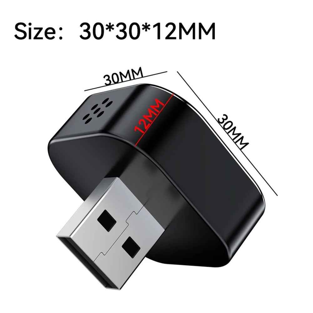 Q1A Wired to Wireless Carplay  /  Android Auto 2 in 1 Dongle Auto Connect Mini Adapter - Black+White Symbol