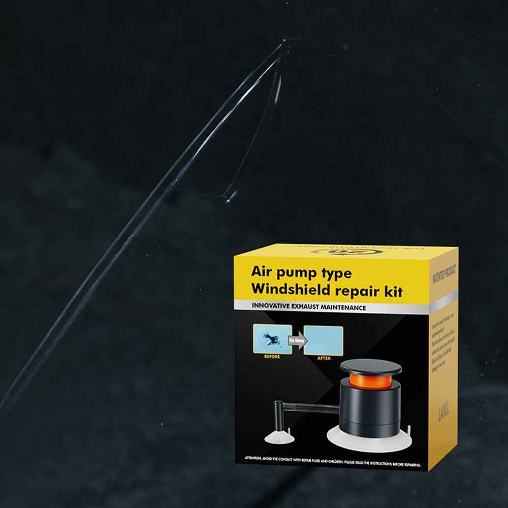 Car Windscreen Crack Repair Tool DIY Windshield Repair Air Pump Kit Glass Window Restoration Agent