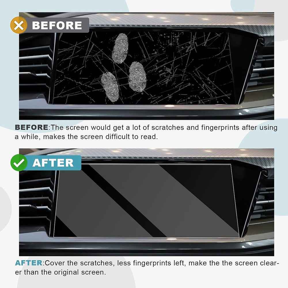 Tempered Glass Film for Q4 e-tron 40  /  50  /  Q4 Sportback e-tron  /  Q5 e-tron MMI 2022-2024 11.6 Inch Navigation Screen Protector