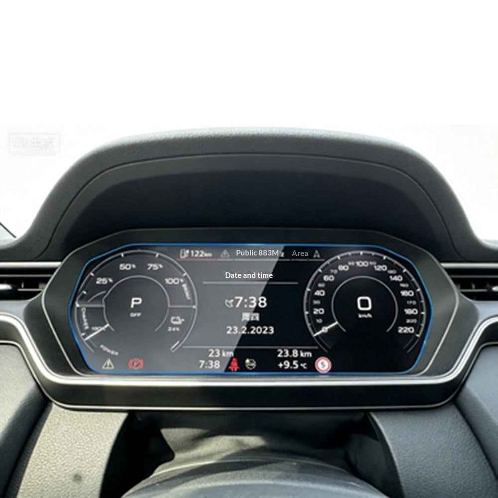 For Q4 e-tron 2022-2024 10.25 Inch Dashboard Screen Protector Anti-Fingerprint Tempered Glass Film