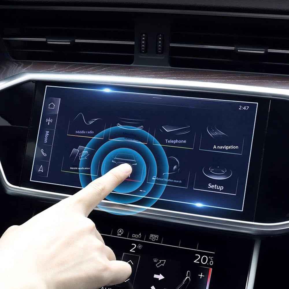 For Q2L Fashion 2018-2024 7 Inch Navigation Screen Protector HD Clear Anti-Scratch Tempered Glass Film