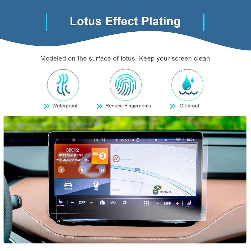 For ENYAQ iV 2021-2025 13 Inch Navigation Screen Protector HD Clear Anti-Scratch Tempered Glass Film