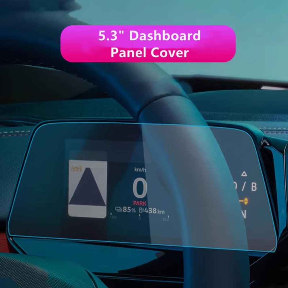 For ID.4X  /  ID.6X 2021-2024 5.3 Inch Dashboard Screen Protector Anti-Fingerprint Tempered Glass Film
