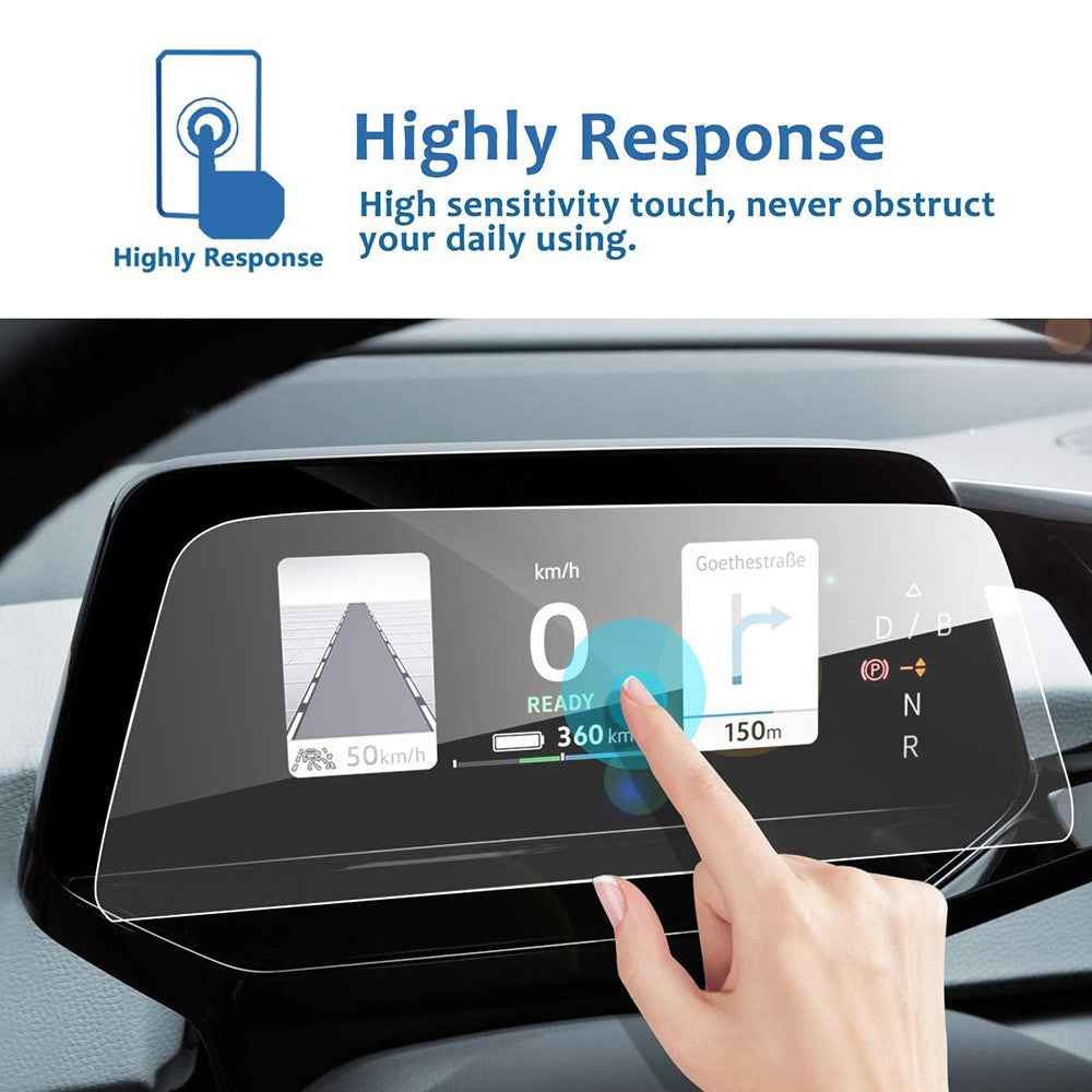 For ID.3 2021-2025 5.3 Inch Dashboard Screen Protector Anti-Fingerprint Tempered Glass Film