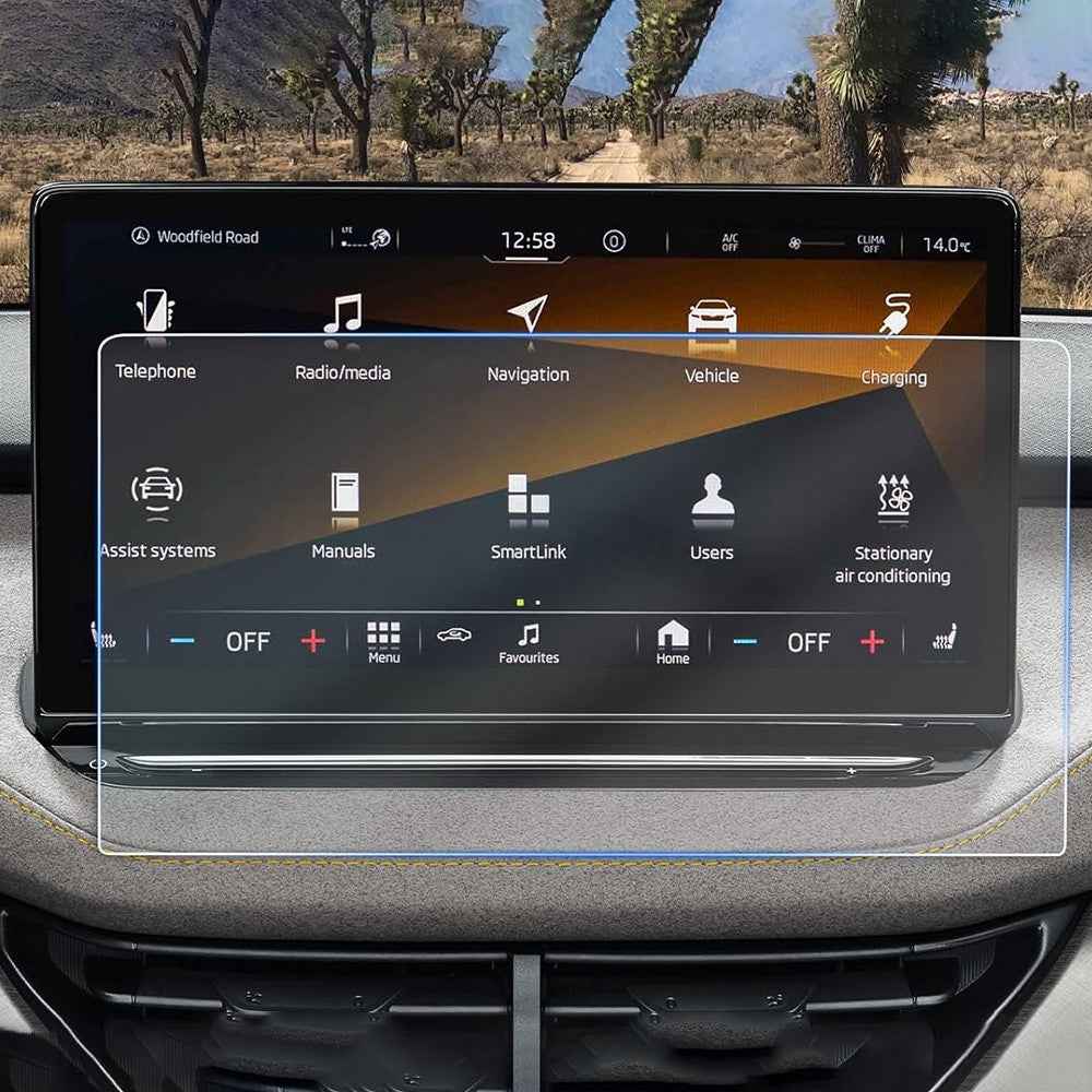For Elroq 2025 13 Inch Navigation Screen Protector HD Clear Anti-Scratch Tempered Glass Film