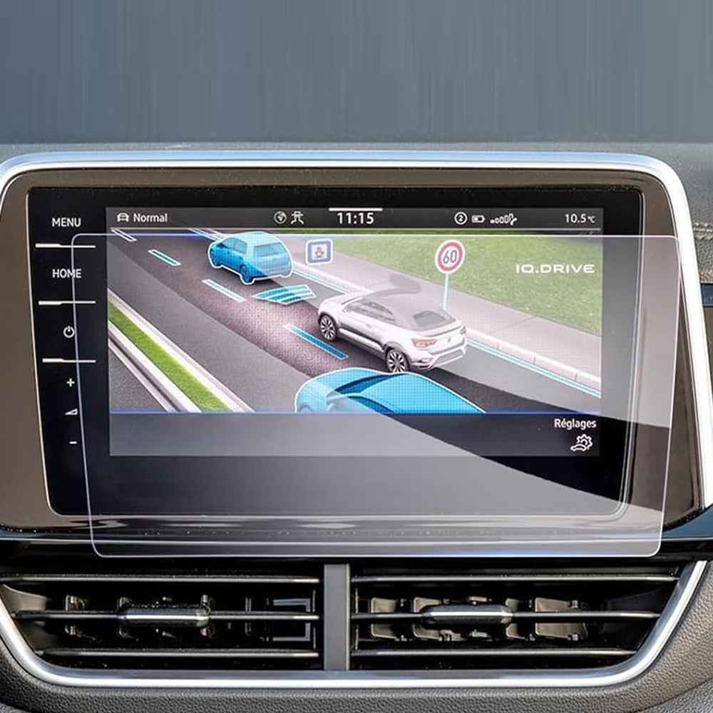 For T-ROC 2021-2025 9.2 Inch Navigation Screen Protector 9H Hardness Shatterproof Tempered Glass Film