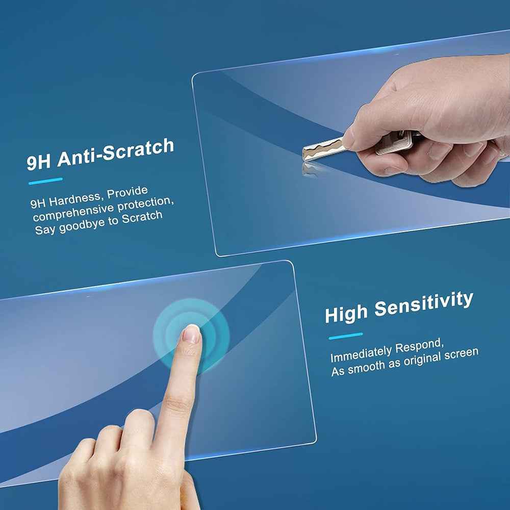 For T-ROC 2021-2025 9.2 Inch Navigation Screen Protector 9H Hardness Shatterproof Tempered Glass Film