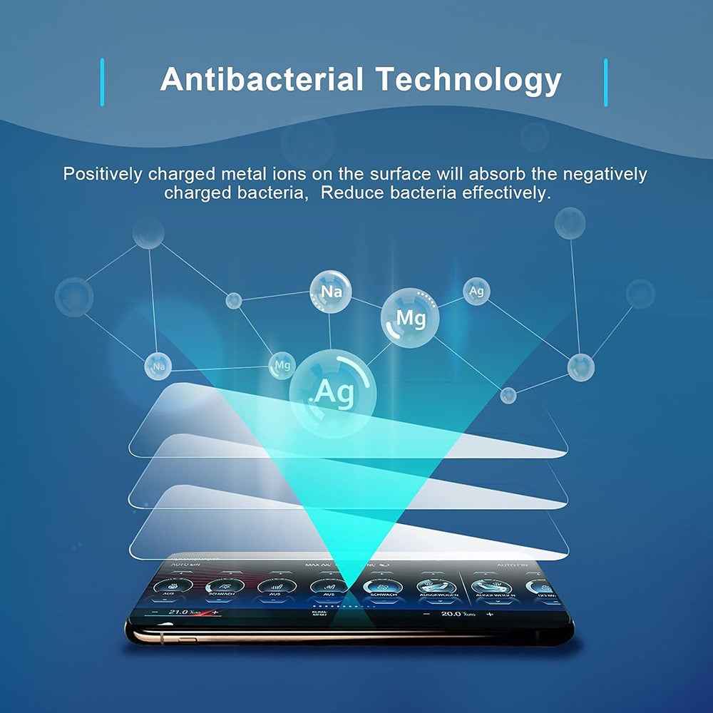 For T-ROC 2021-2025 9.2 Inch Navigation Screen Protector 9H Hardness Shatterproof Tempered Glass Film