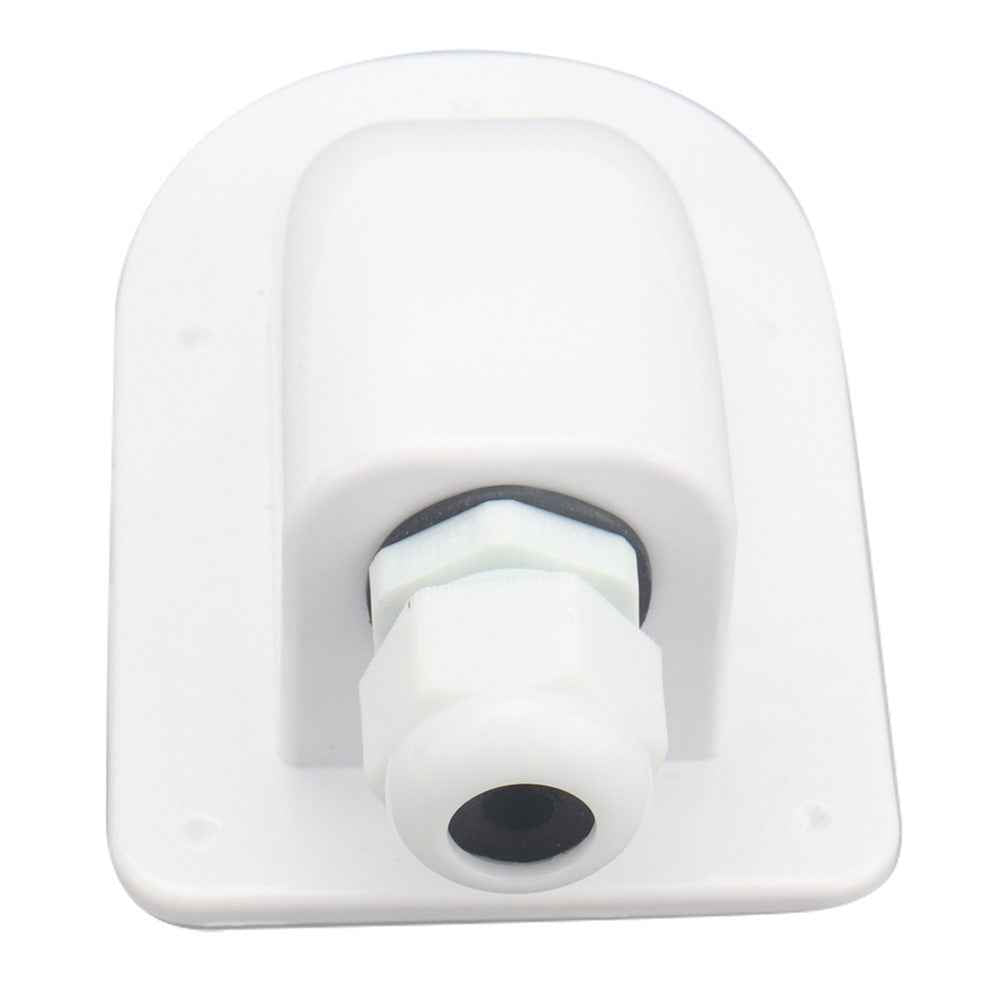 A6097 White Solar Single Cable Entry Gland Box Waterproof ABS Solar Entry Housing for RVs