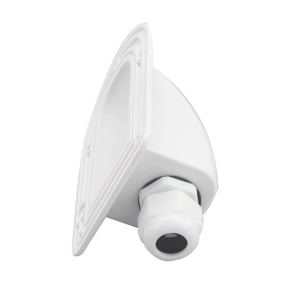 A6097 White Solar Single Cable Entry Gland Box Waterproof ABS Solar Entry Housing for RVs