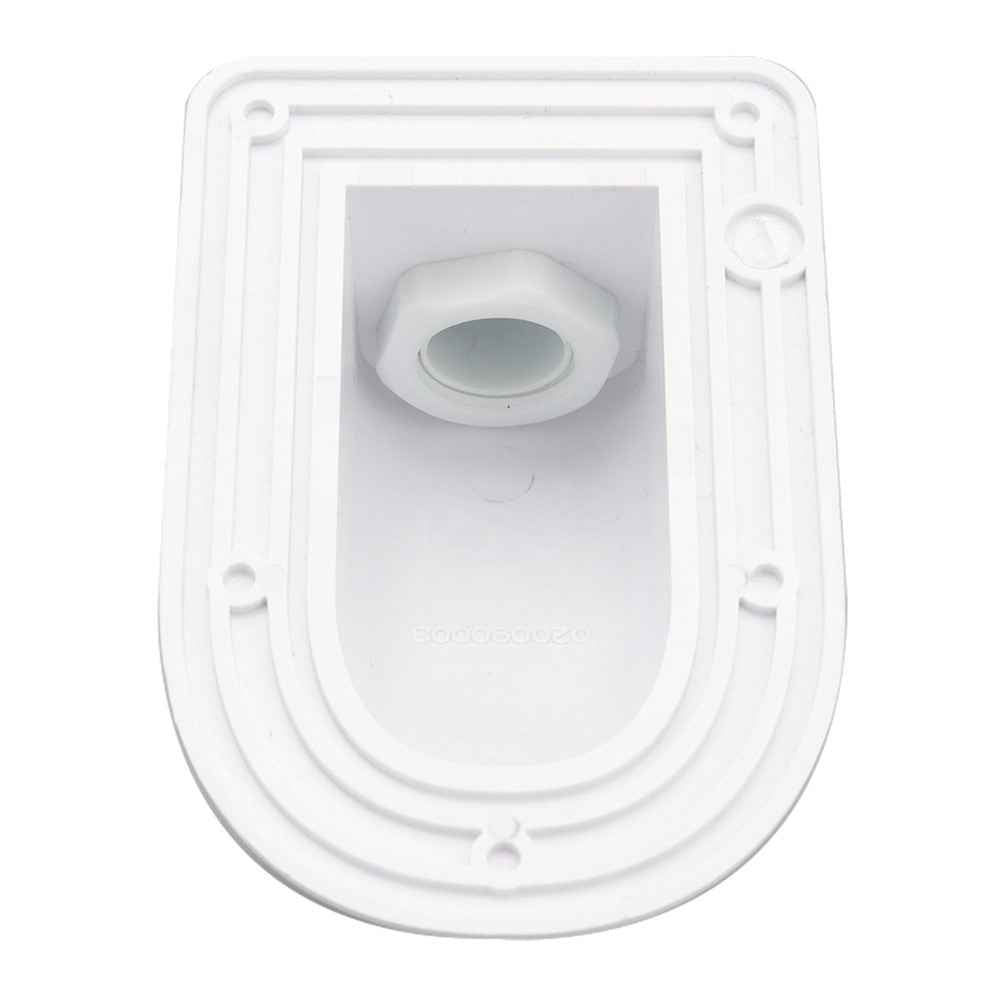 A6097 White Solar Single Cable Entry Gland Box Waterproof ABS Solar Entry Housing for RVs