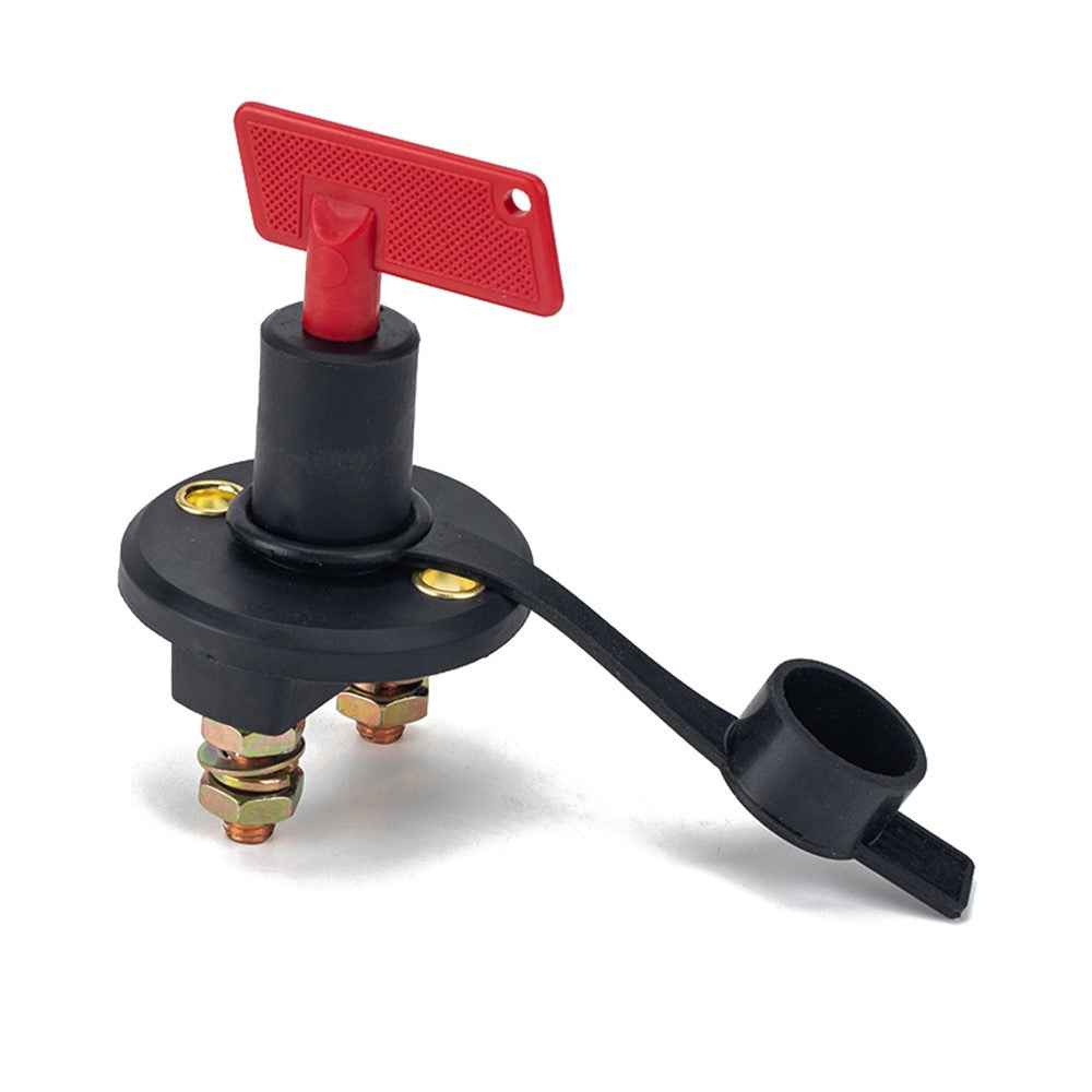 A2941 200A Car Boat Battery Kill Switch Isolator Power Disconnect Switch Heat Shrink Tube Wiring Terminal Kit with 2 Keys