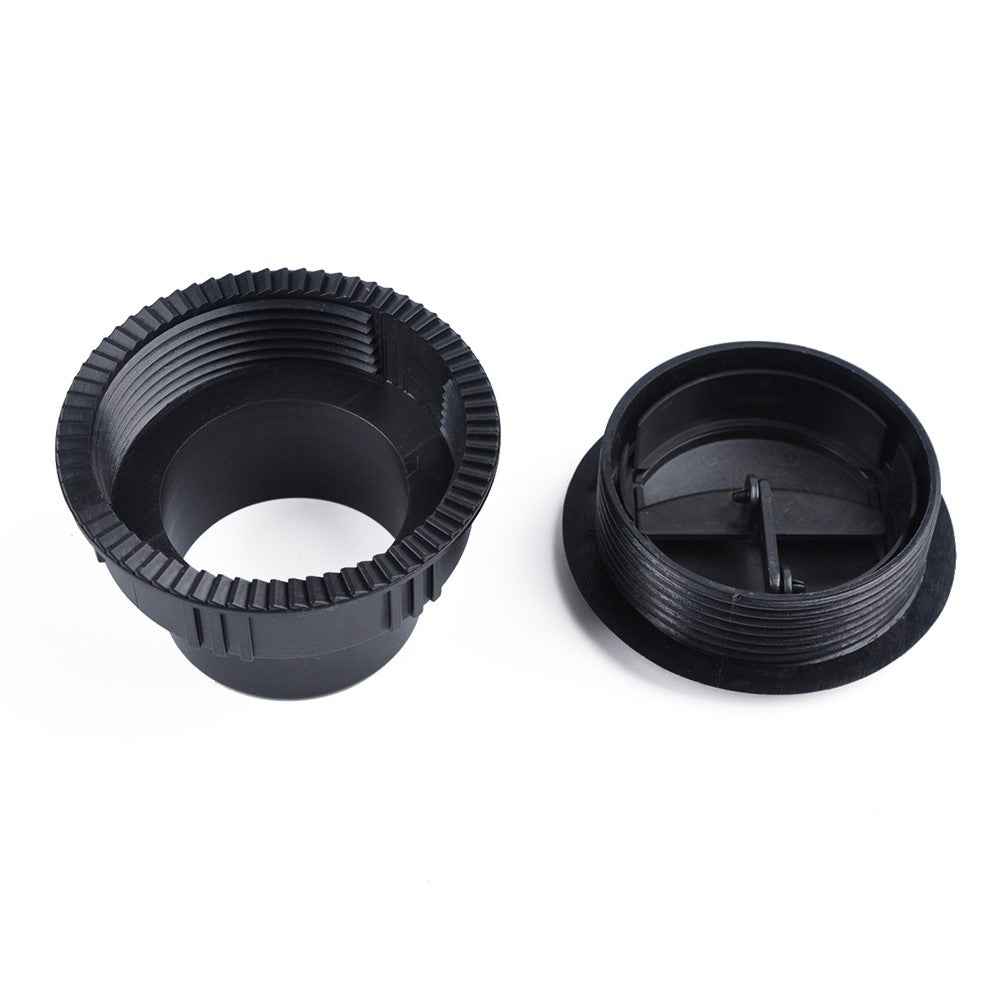 A0676 Air Conditioning Deflector Outlet Side Roof Round Air Vent Ventilation Outlet for Car RV ATV - Black