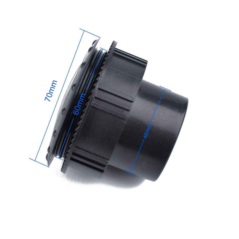 A0676 Air Conditioning Deflector Outlet Side Roof Round Air Vent Ventilation Outlet for Car RV ATV - Grey