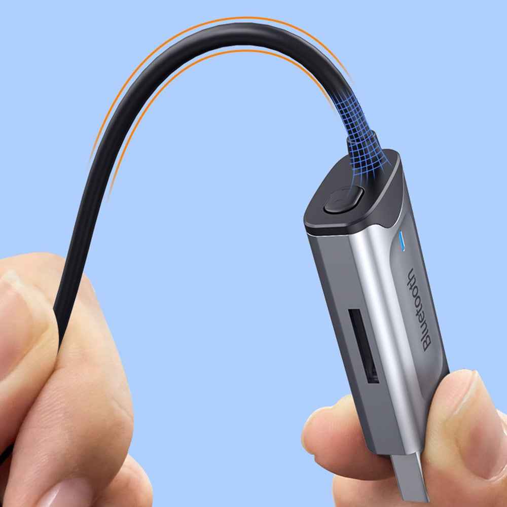 Bluetooth-compatible Aux Adapter Dongle USB to 3.5mm Jack Car Audio Aux Bluetooth-compatible 5.3 Handsfree Kit
