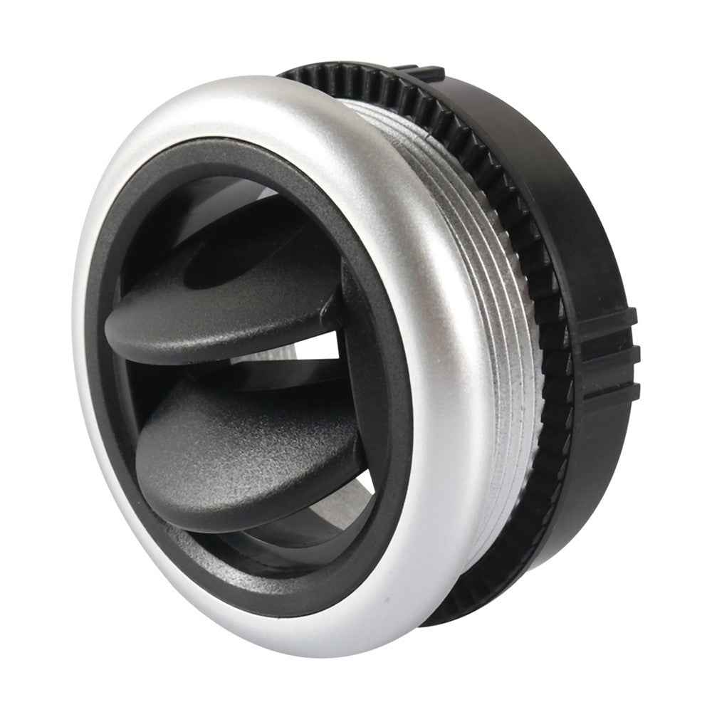A5681-01 Round A / C Air Outlet Vent Electroplate Knob Type Universal for RV Bus Boat Yacht Electric Car Caravan (71 / 63mm)