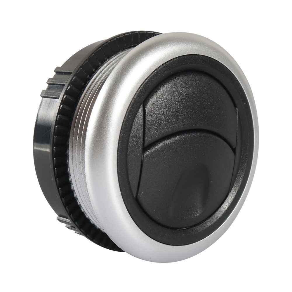 A5681-01 Round A / C Air Outlet Vent Electroplate Knob Type Universal for RV Bus Boat Yacht Electric Car Caravan (71 / 63mm)