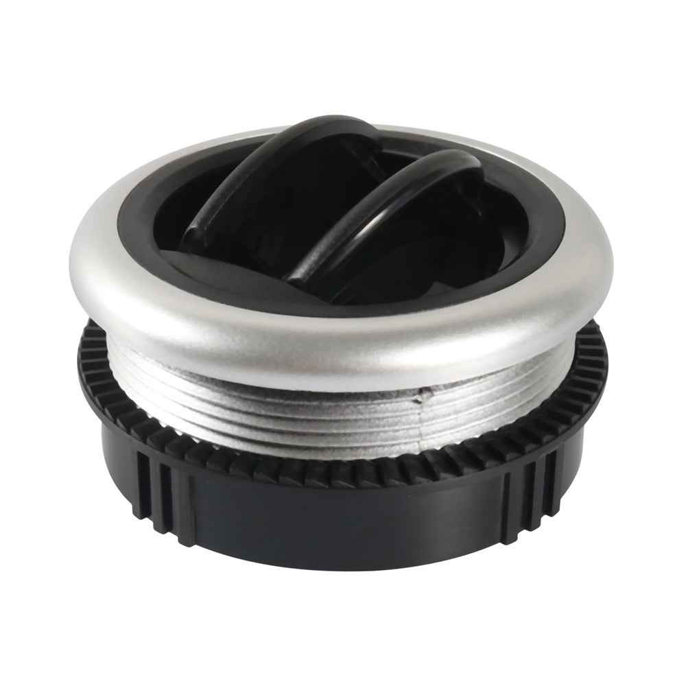 A5681-01 Round A / C Air Outlet Vent Electroplate Knob Type Universal for RV Bus Boat Yacht Electric Car Caravan (71 / 63mm)