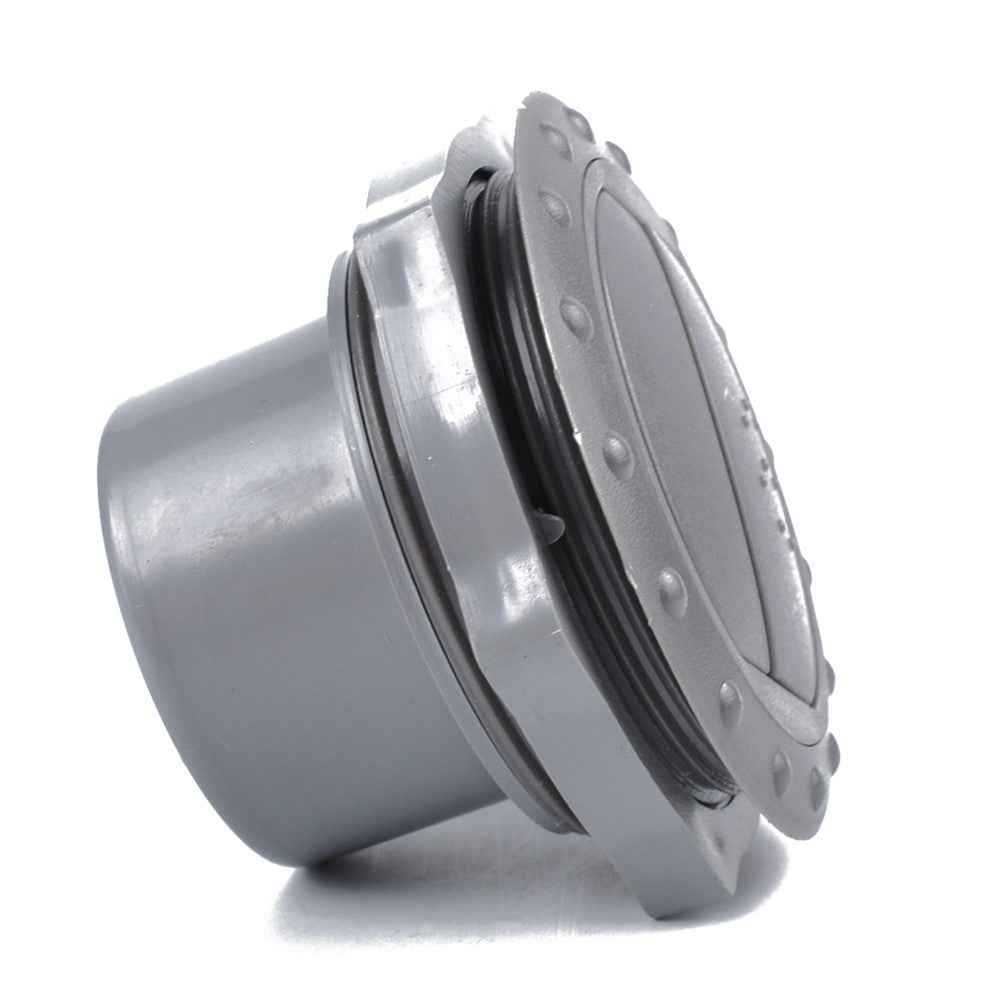 A0674-01 Round Air Vent Cover for RV Bus Yacht Car Air Conditioning Vent Automobile Air Outlet Dashboard (Opening: 60mm) - Grey