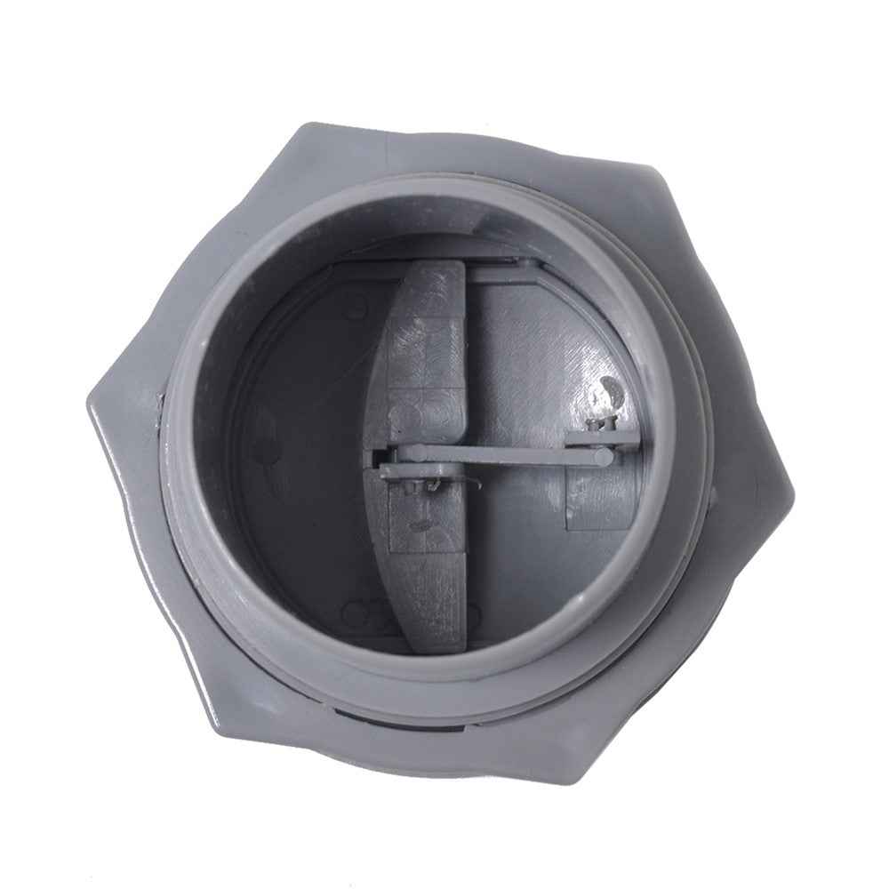 A0674-01 Round Air Vent Cover for RV Bus Yacht Car Air Conditioning Vent Automobile Air Outlet Dashboard (Opening: 60mm) - Grey