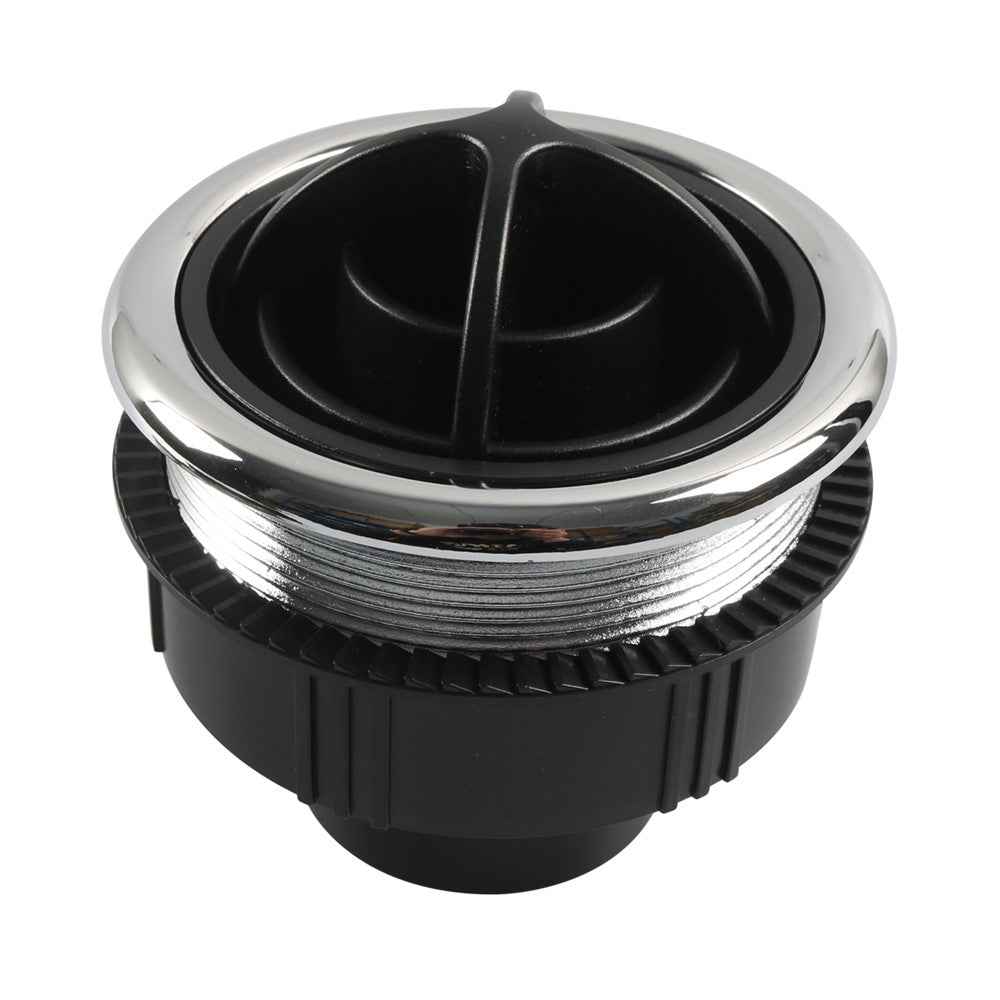A6766-02 Air Conditioning Outlet Air Vent Exhaust Side Roof Round Air Ventilation Outlet for Car RV Truck (?87 / 75 / 48) - Thread Type