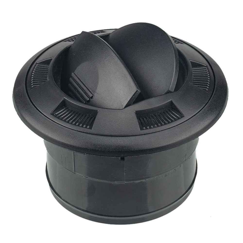 A1156 Bus Car Air Outlet Kit Set with 3 Screws, Dashboard Air Conditioning Deflector Side Roof Round Air Vent Outlet Replacement (?100 / 75)