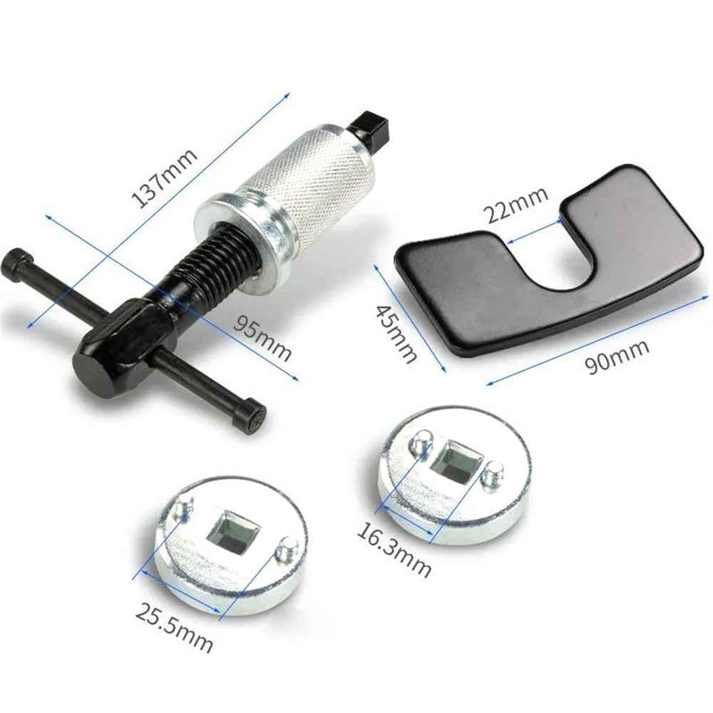 RUICHI S-011 3Pcs / Set Brake Piston Wind Rack Tool Kit Professional Auto Replacement Tool Disc Brake Adjustment Tool