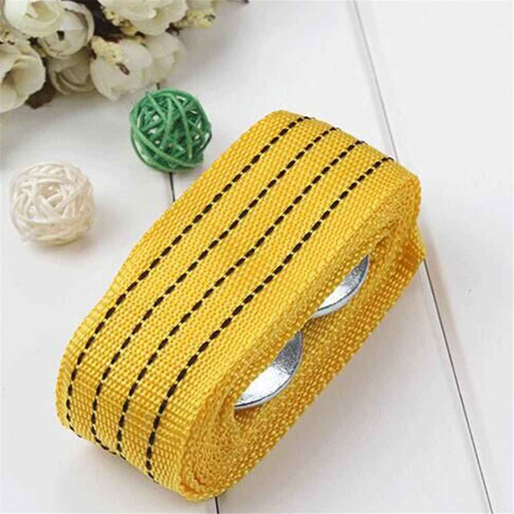 4m 3 Tons Nylon Car Traction Tow Cable for Truck Trailer Winch Towing Pull Rope Strap with Hooks