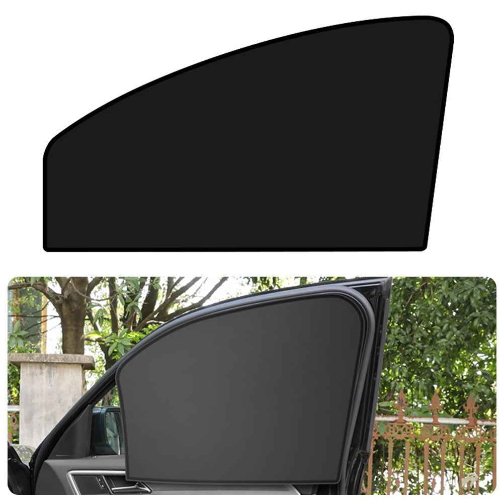 Co-Driver Side Window UV Protection Car Front Window Sunshade Polyester Magnetic Car Side Window Block Shield (Co-Driver Side, 62x48x33cm)