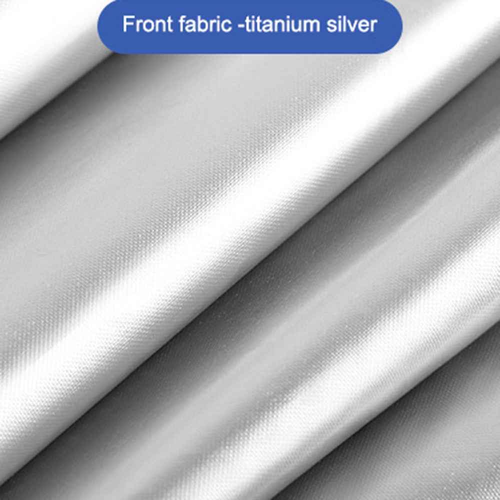 Magnetic Car Sunshade Titanium Silver Cloth Rear Side Window Sun Shade UV Protection Window Curtain, 80x50cm