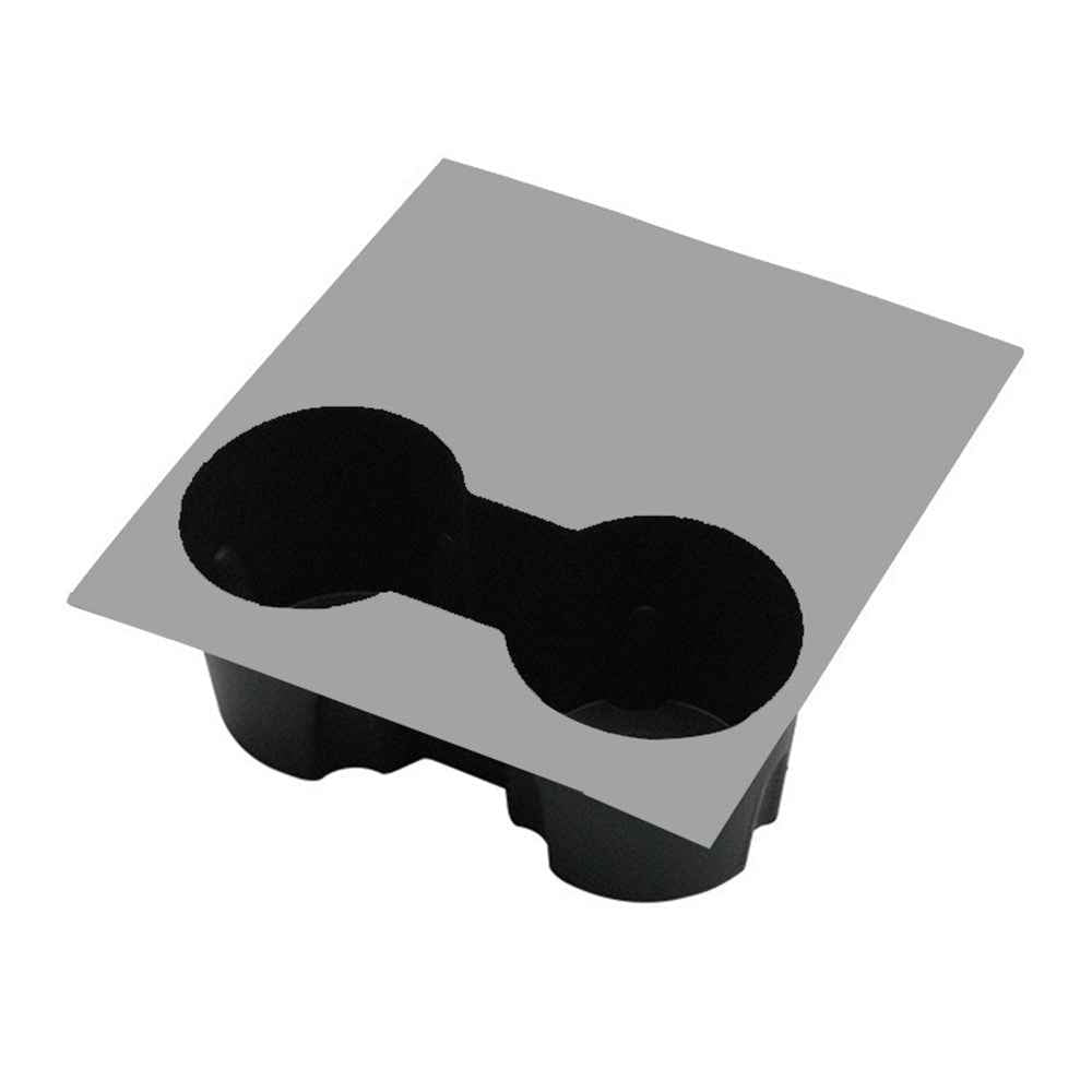 M10739 For Tesla Model 3 / Y Integrated Silicone Car Armrest Anti-slip Mat Cup Drinks Holder Tray Center Console Organizer - Grey