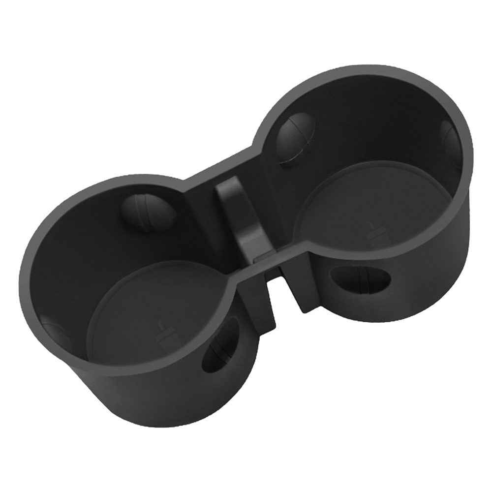 M30826 For Tesla Model 3 / Y TPE Car Center Console Organizer Drinks Cup Holder Tray Armrest Organizer - Black