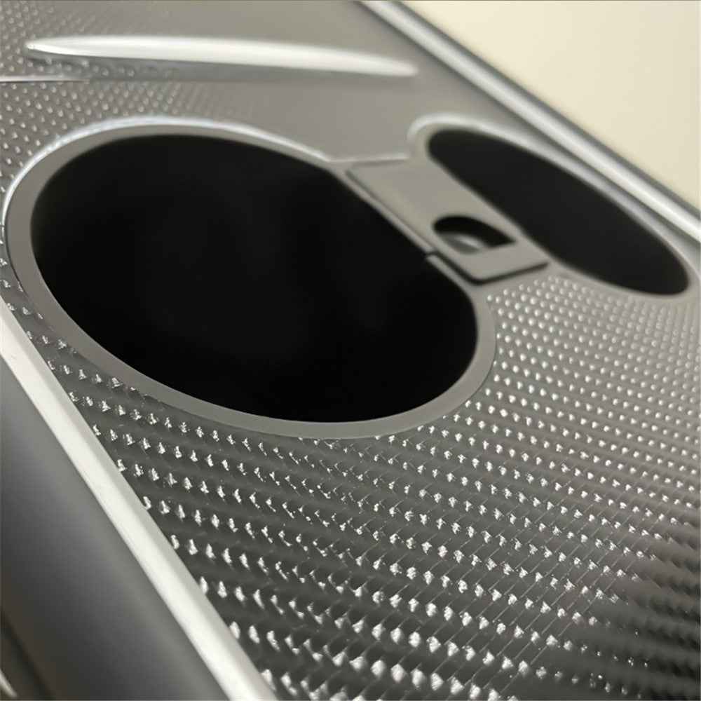 M30107 For Tesla Model 3 / Y TPE+ABS Ashtray Design Car Center Console Organizer Drinks Cup Holder Tray
