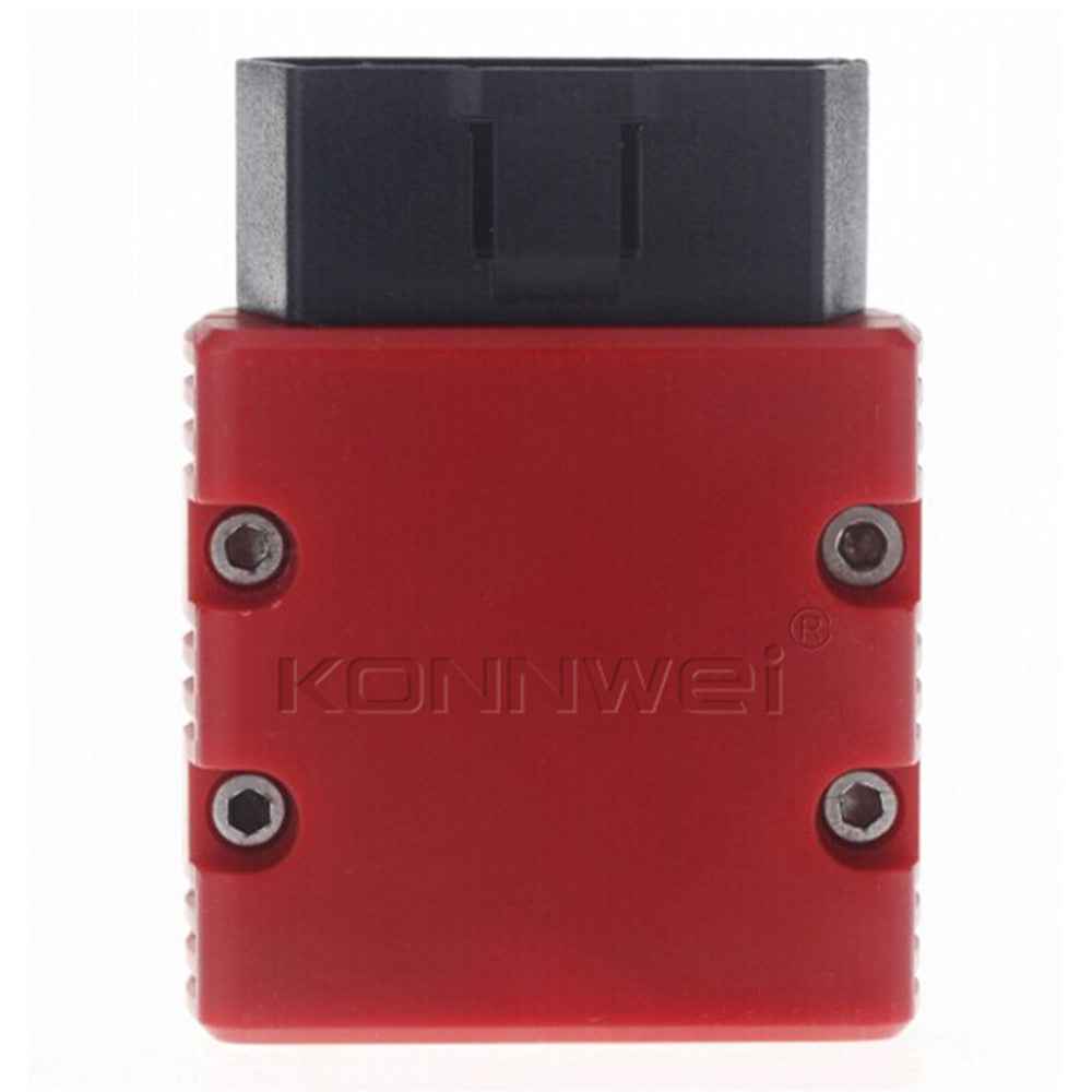 KONNWEI KW902 Bluetooth-compatible 4.0 5.0 ELM327 OBD2 IOS / Android Dual-Mode Car Fault Detector Diagnosis Device - Red