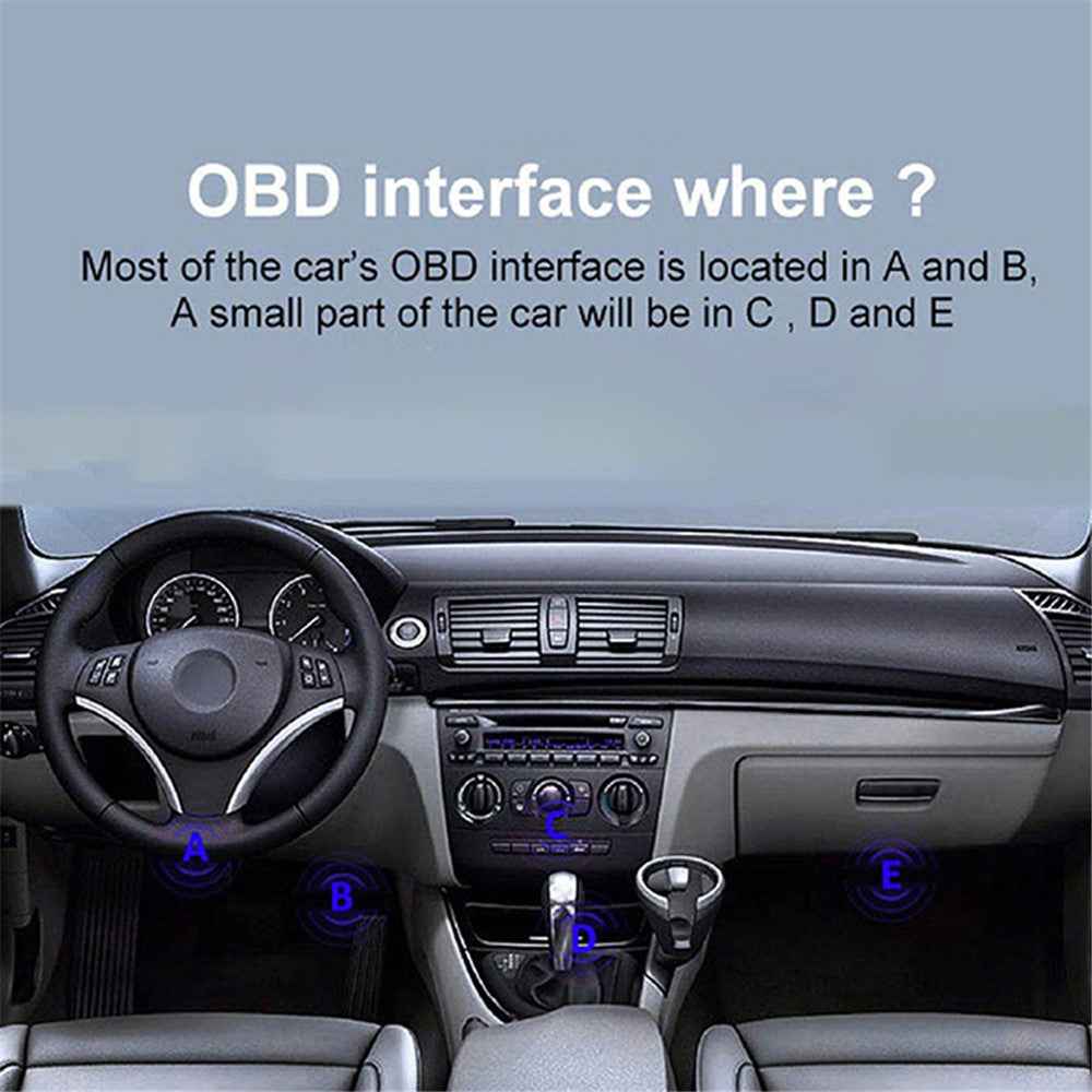 KONNWEI KW902 Bluetooth-compatible 4.0 5.0 ELM327 OBD2 IOS / Android Dual-Mode Car Fault Detector Diagnosis Device - Red