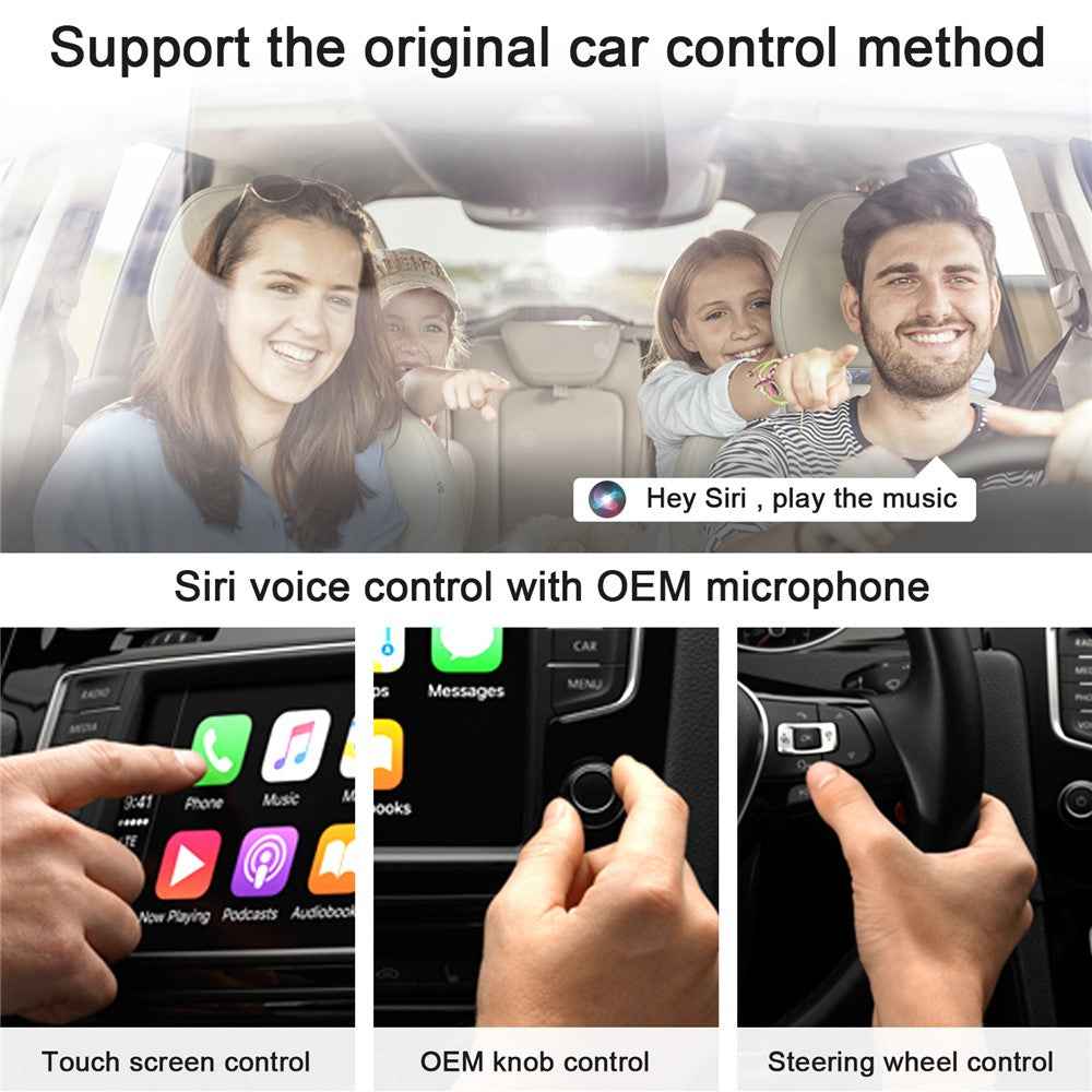 THT-020-3 Wireless CarPlay Adapter Car Dongle Wired to Wireless CarPlay Converter Support Online Update