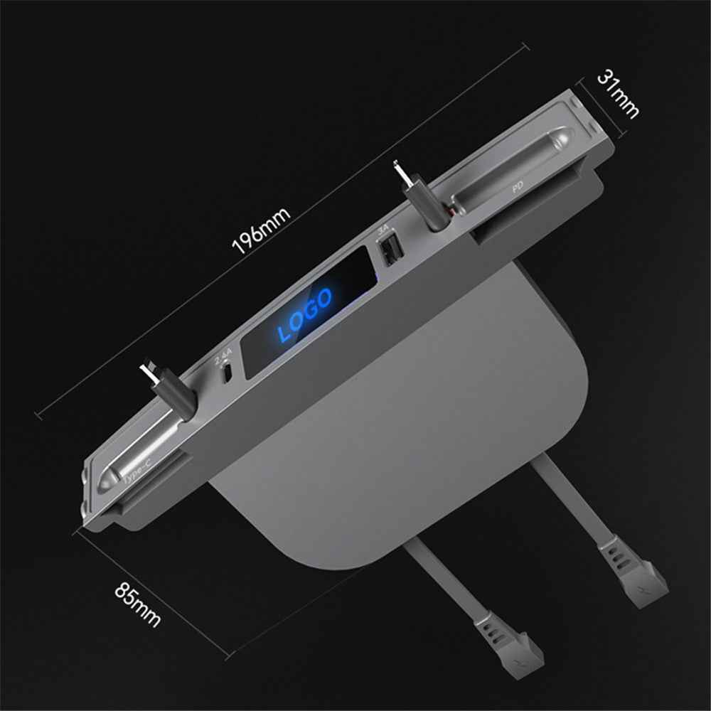 Docking Station USB Hub for Tesla Model 3 / Y (Above 2021) , Extension Cable Charger Multi-Port Hub Adapter