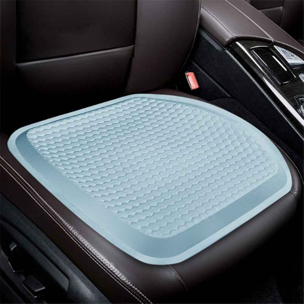 Car Cooling Seat Pad Pressure Relief Breathable Gel Seat Cushion for Home Office Chair - Blue