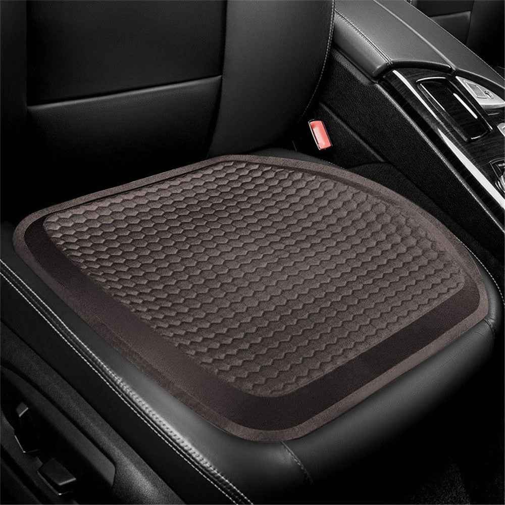 Car Cooling Seat Pad Pressure Relief Breathable Gel Seat Cushion for Home Office Chair - Coffee