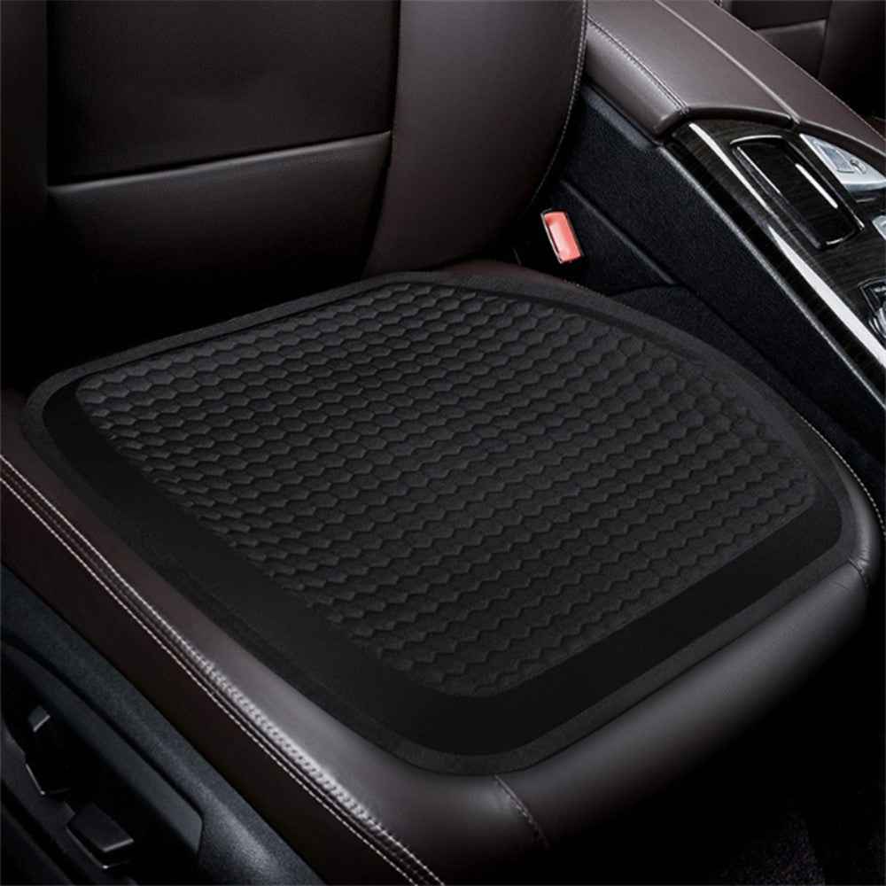 Car Cooling Seat Pad Pressure Relief Breathable Gel Seat Cushion for Home Office Chair - Black
