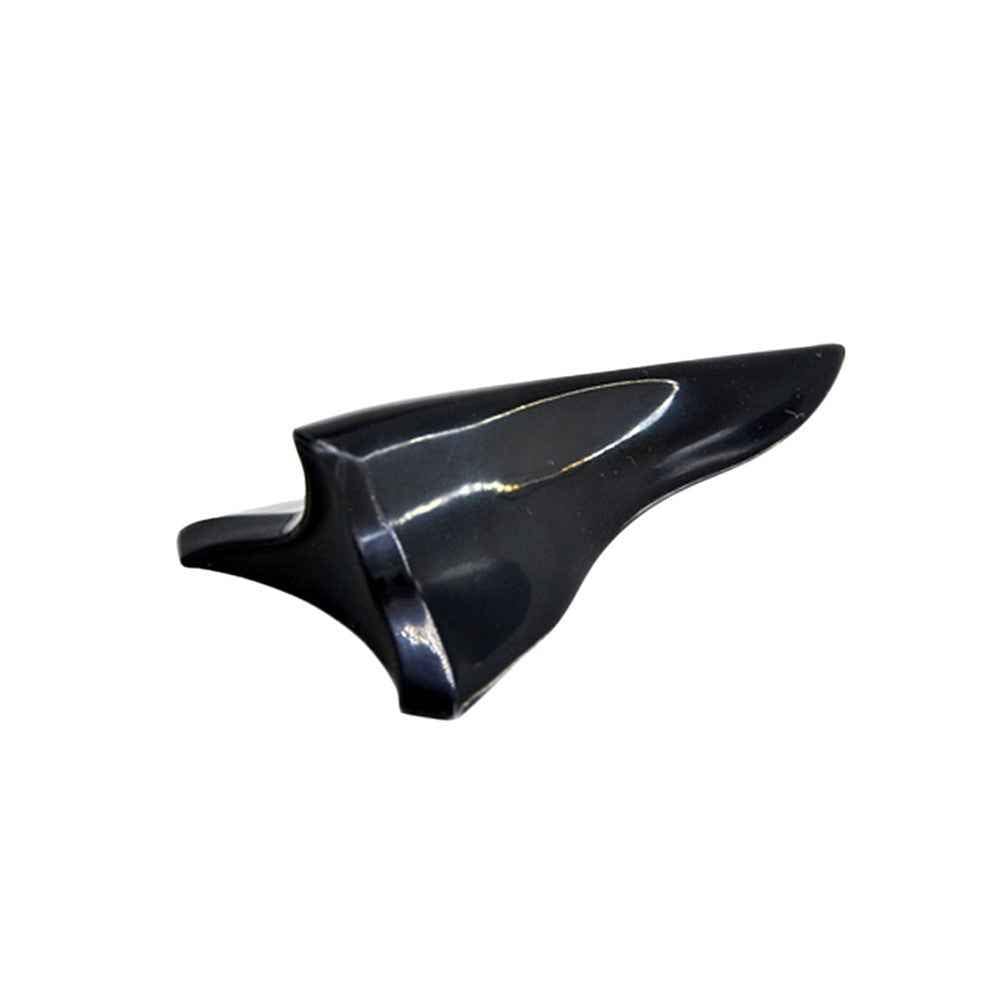 YT-1026 10Pcs / Set Auto Car Roof Shark Fins Vehicle Tail Wings Cover Trim Exterior Decoration Sticker - Black