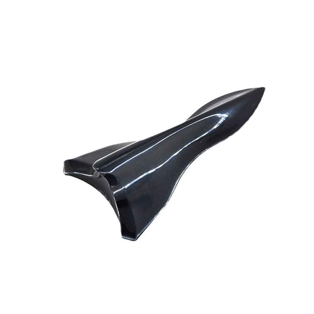 YT-1026 10Pcs / Set Auto Car Roof Shark Fins Vehicle Tail Wings Cover Trim Exterior Decoration Sticker - Black