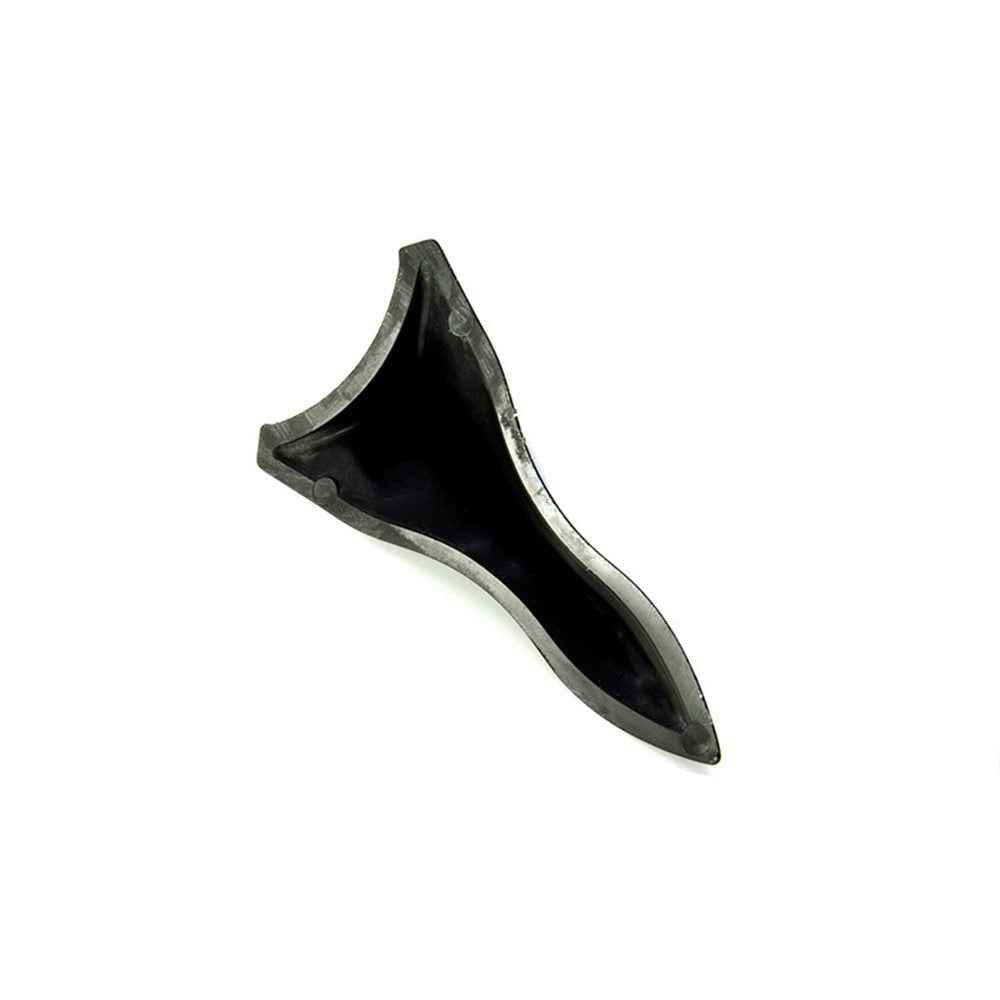 YT-1026 10Pcs / Set Auto Car Roof Shark Fins Vehicle Tail Wings Cover Trim Exterior Decoration Sticker - Carbon Fiber