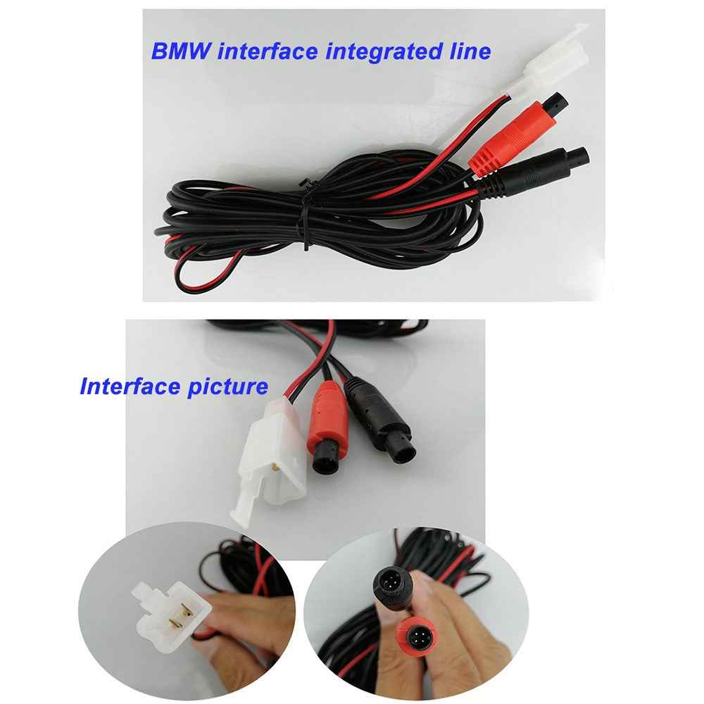 RH-302 4.3-inch TFT LCD Video Display Monitor with HD Square Rear View Camera Parking and Reverse System Kit