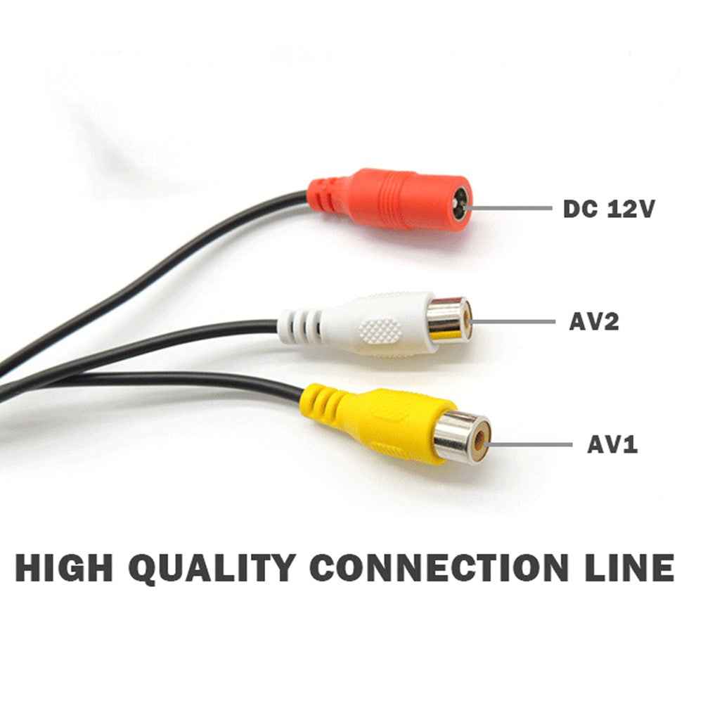 RH-301 4.3-inch Car Parking Monitor High-Definition Display Dual AV Input Vehicle Reversing Image Screen