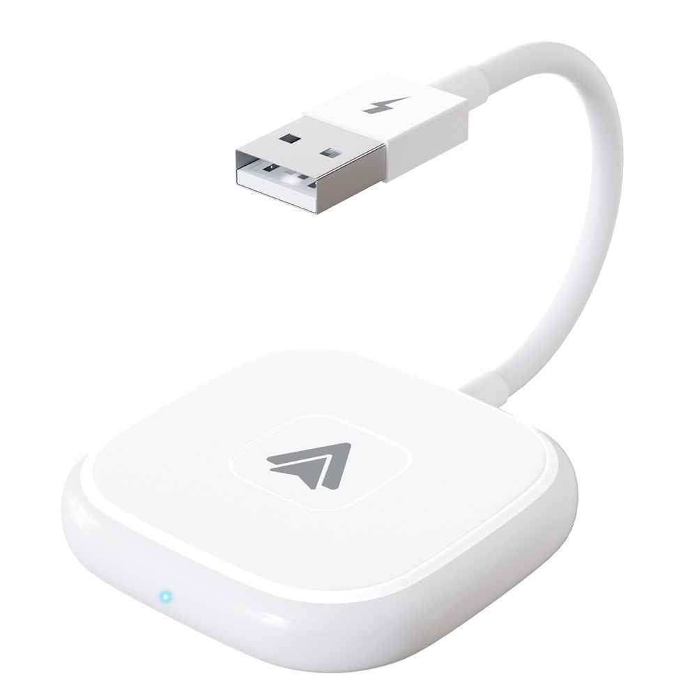 THT-020-4+ Wireless CarPlay Adapter Wired to Wireless Android Auto CarPlay Converter Support USB / Type-C Interface